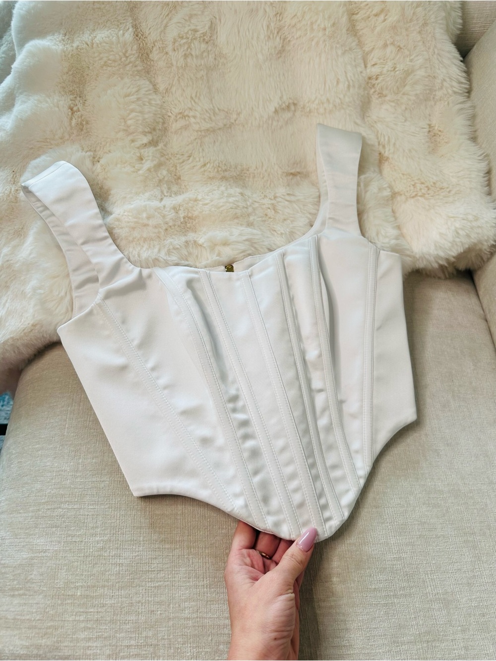 Gorgeous Satin  Corset Top high quality made size XS!
